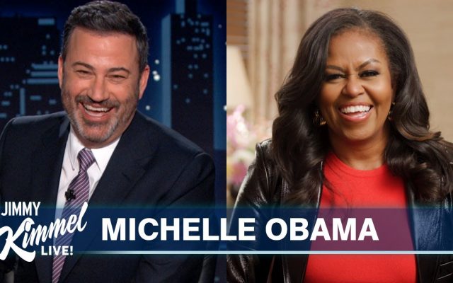 Michelle Obama Tried To Convince Jimmy Kimmel’s Daughter To Eat Vegetables