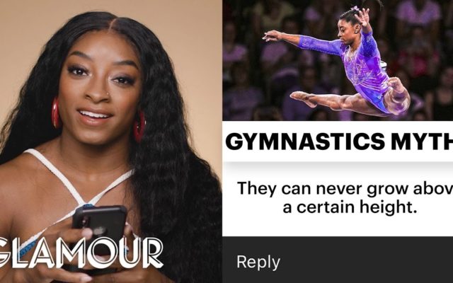 Glamour Cover Girl Simone Biles Debunks Gymnastics Myths